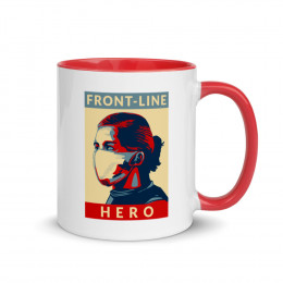 Front Line Hero - Mug with Color Inside