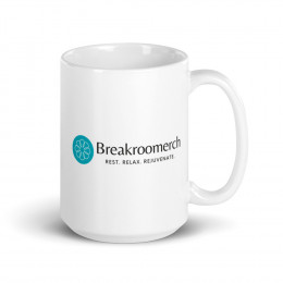 Breakroomerch White glossy mug